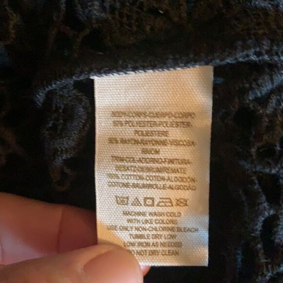 NWT FP lace striped slouchy tee. Small - Picture 5 of 5